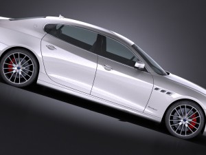 Maserati Quattroporte 2017 3D Model