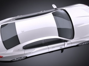 Maserati Quattroporte 2017 3D Model