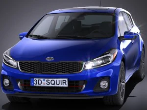 Kia Forte 5 2017 3D Model