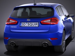 Kia Forte 5 2017 3D Model
