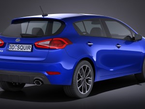 Kia Forte 5 2017 3D Model