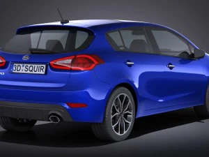 Kia Forte 5 2017 3D Model