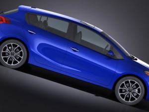 Kia Forte 5 2017 3D Model