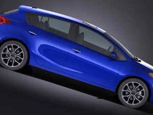 Kia Forte 5 2017 3D Model