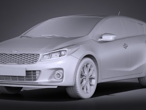 Kia Forte 5 2017 3D Model