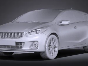Kia Forte 5 2017 3D Model