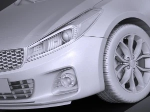 Kia Forte 5 2017 3D Model