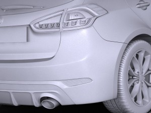 Kia Forte 5 2017 3D Model