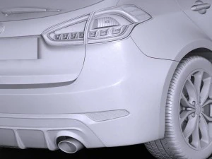 Kia Forte 5 2017 3D Model