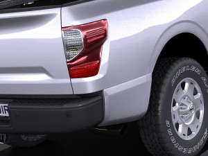 Nissan Titan Single Cab Regular 2017 3D Model