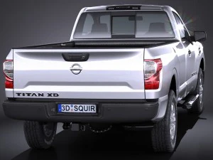 Nissan Titan Single Cab Regular 2017 3D Model