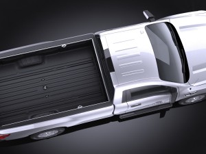Nissan Titan Single Cab Regular 2017 3D Model