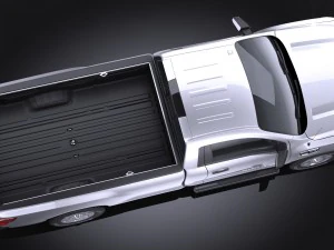 Nissan Titan Single Cab Regular 2017 3D Model