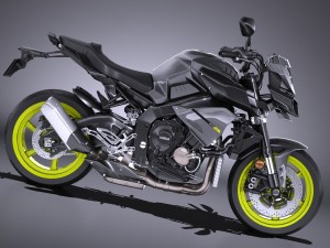 Yamaha MT-10 2016 Model 3D