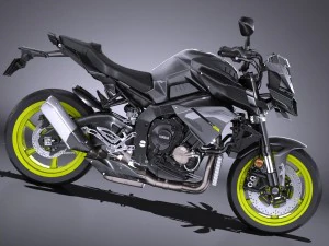 Yamaha MT-10 2016 3D Model