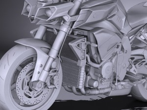 Yamaha MT-10 2016 Model 3D