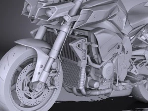 Yamaha MT-10 2016 3D Model
