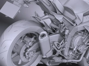 Yamaha MT-10 2016 3D Model