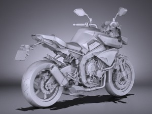 Yamaha MT-10 2016 Model 3D