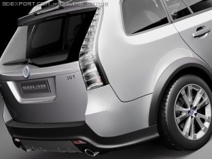 Saab 9-3X 2010 Model 3D