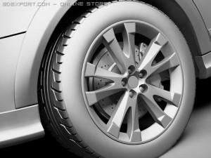 Saab 9-3X 2010 Model 3D