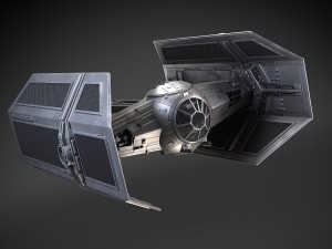 Star Wars Tie Fighter Advanced Model 3D