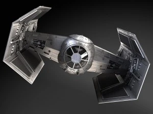 Star Wars Tie Fighter Advanced 3D Model