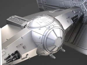 Star Wars Tie Fighter Advanced 3D Model