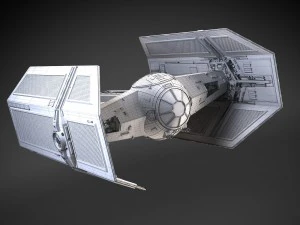 Star Wars Tie Fighter Advanced 3D Model