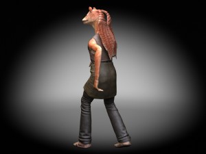 Star Wars Jar Jar Binks Model 3D