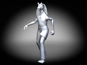 Star Wars Jar Jar Binks 3D Model