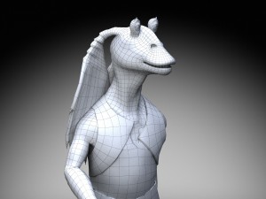 Star Wars Jar Jar Binks Model 3D