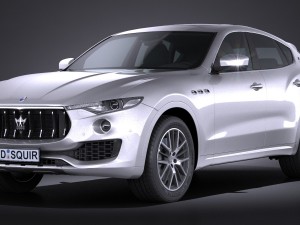 Maserati Levante 2017 3D Model