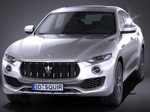 Maserati Levante 2017 Model 3D