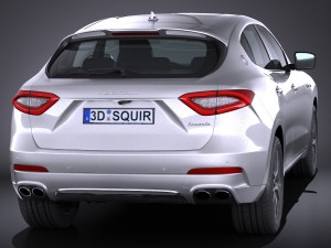 Maserati Levante 2017 Model 3D