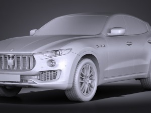 Maserati Levante 2017 Model 3D