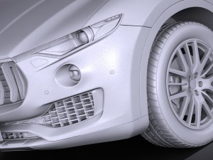 Maserati Levante 2017 Model 3D