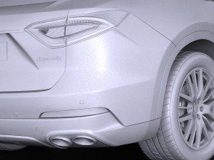 Maserati Levante 2017 Model 3D