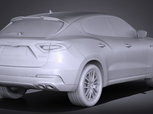 Maserati Levante 2017 Model 3D