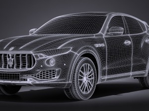 Maserati Levante 2017 Model 3D