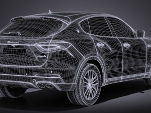 Maserati Levante 2017 Model 3D