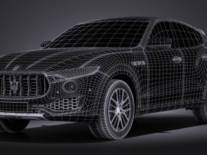 Maserati Levante 2017 Model 3D