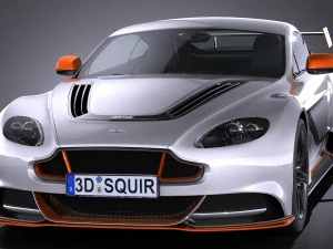 Aston Martin Vantage gt12 2017 3D Model