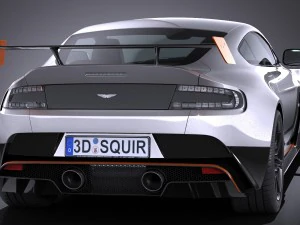 Aston Martin Vantage gt12 2017 3D Model