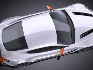 Aston Martin Vantage gt12 2017 3D Model