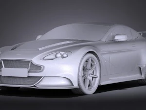 Aston Martin Vantage gt12 2017 3D Model