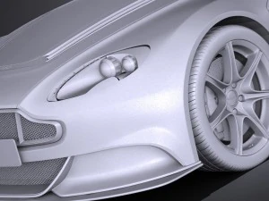 Aston Martin Vantage gt12 2017 3D Model