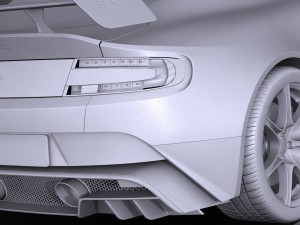 Aston Martin Vantage gt12 2017 3D Модель