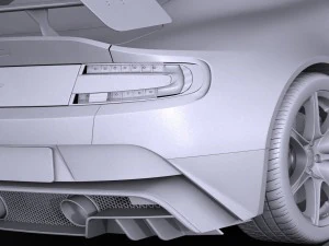 Aston Martin Vantage gt12 2017 3D Model