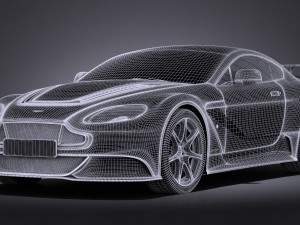 Aston Martin Vantage gt12 2017 3D Модель